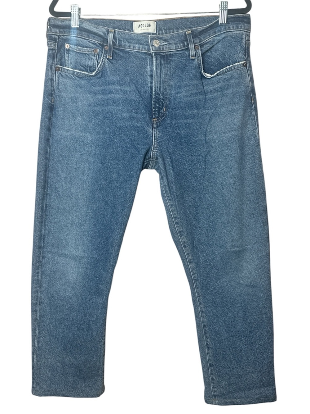 AGOLDE Toni Mid Rise Straight Jeans Dime Size 32